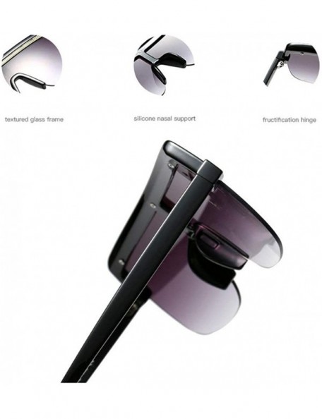 Goggle Fashion New Trend Big Frame One-piece Brand Designer Large Hinge Metal Chain Sunglasses - C4 - C318THRID6U $12.23