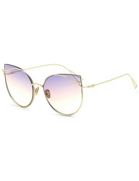 Cat Eye Sunglasses through the cat eyes new sunglasses - fashion trend retro glasses - C - C318S9X87QE $48.71