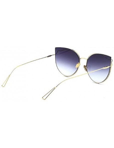 Cat Eye Sunglasses through the cat eyes new sunglasses - fashion trend retro glasses - C - C318S9X87QE $48.71