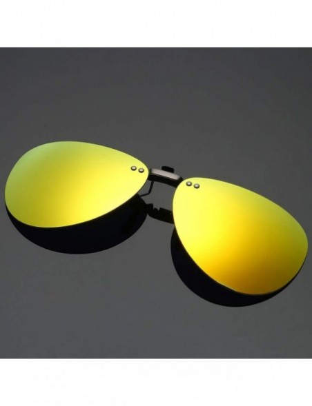 Goggle Men Polarized Clip Sunglasses Women Pilot Sun Glasses UV400 Eyeglasses Night Driving ZB-82 - 3 - C0198AIH5U4 $36.28