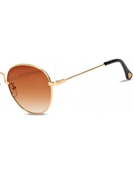 Round 2019 new sunglasses- ladies sunglasses small frame round sunglasses - E - CW18S0WXKE5 $28.78