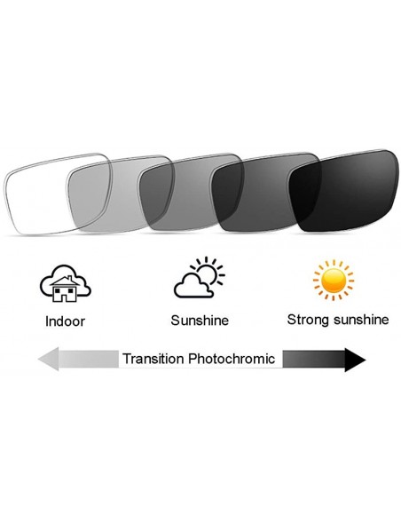 Cat Eye Retro Style Designer Cat Eye Transition Photochromic Reading Glasses Sunglasses - Black - CP18CL4TDR5 $22.42