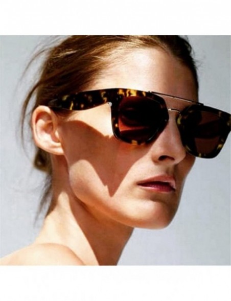 Rimless Designer Women Flat Top Exquisite Alloy Sunglasses Oversized Street Snap - White Frame - CQ188QOKWXT $12.08