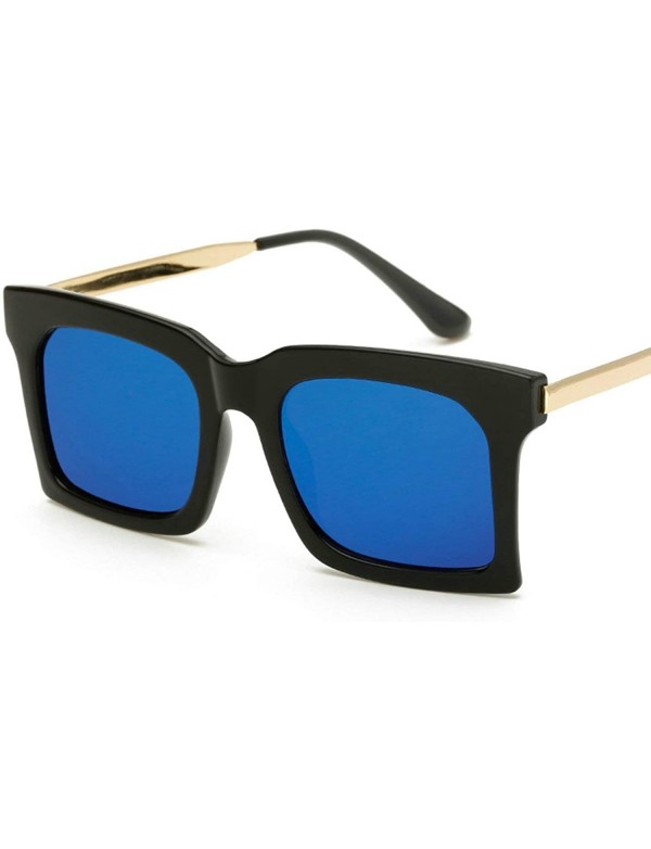 Round Classic style Square Sunglasses for Men and Women Alloy PC UV400 Sunglasses - Style 3 - CX18SAS73WU $15.51