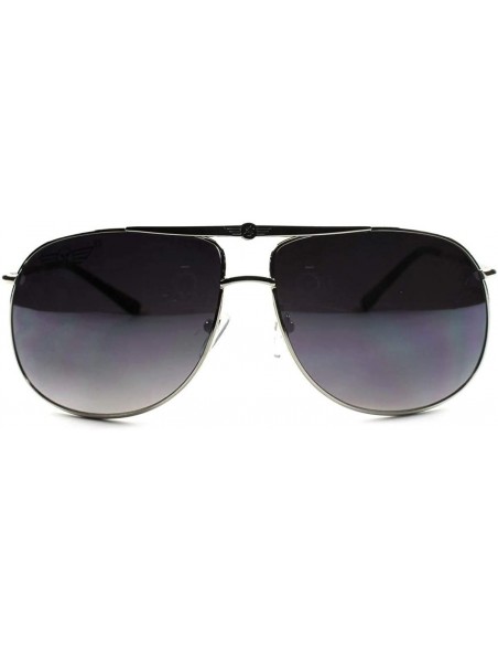 Aviator Classic Stylish Hot Mens Womens Fashion Best Aviation Sunglasses - Silver - C118X2XHG3C $12.29