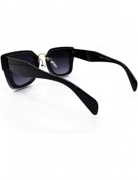 Aviator 7942 Oversize Rimless Cats eye Fashion Oversized Cat Eye Flat Sunglasses - Rimless - CF182SZ5AE0 $13.80