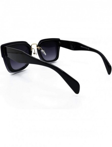 Aviator 7942 Oversize Rimless Cats eye Fashion Oversized Cat Eye Flat Sunglasses - Rimless - CF182SZ5AE0 $13.80