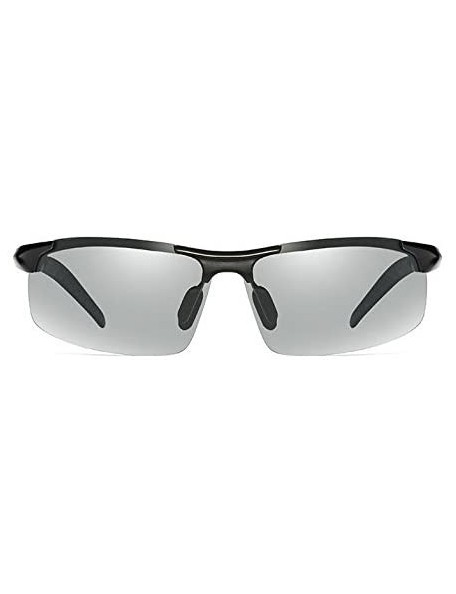 Goggle Night And Day Vision Polarized Goggles Sunglasses Outdoor Sport Eyewear for Men - Black - CU18623UEO9 $20.08