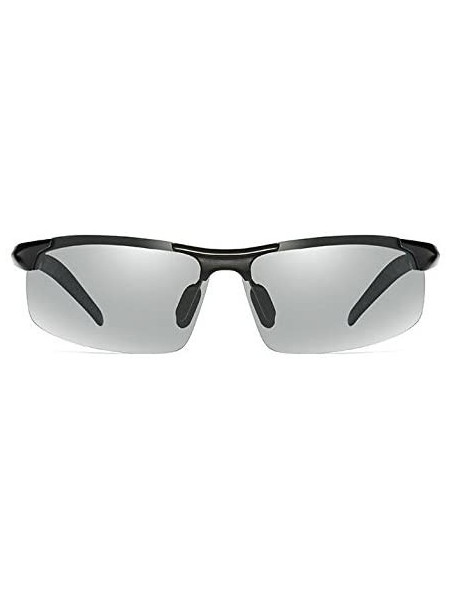 Goggle Night And Day Vision Polarized Goggles Sunglasses Outdoor Sport Eyewear for Men - Black - CU18623UEO9 $20.08