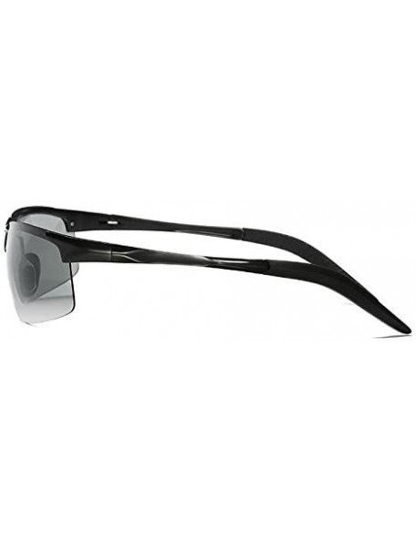 Goggle Night And Day Vision Polarized Goggles Sunglasses Outdoor Sport Eyewear for Men - Black - CU18623UEO9 $20.08