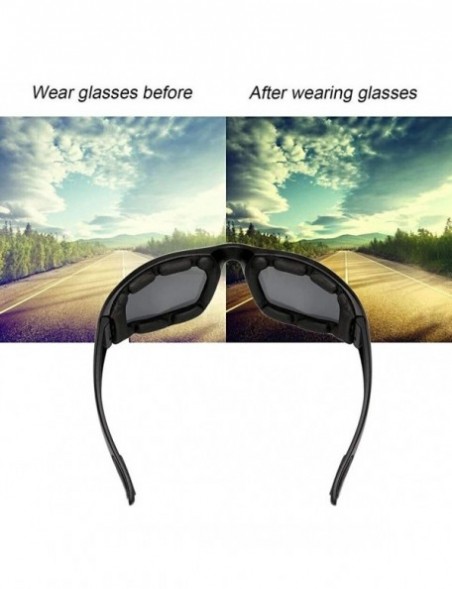 Sport Mens Night Driving Glasses Anti Glare Polarized HD Night Vision Glasses for Driving Rainy Safely Sports Glass - B - CG1...