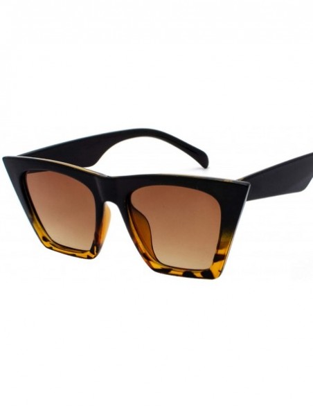 Round Fashion Women Square Sunglasses Luxury Mirror Retro Big Men Vintage - 5 - CT198A3GIDI $37.52