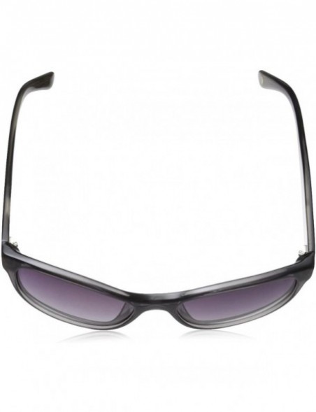 Rectangular Women's HT Classic Rectangular HTG1041 C2 Polarized Round Sunglasses - Grey Horn - C611OCMXDD5 $30.13