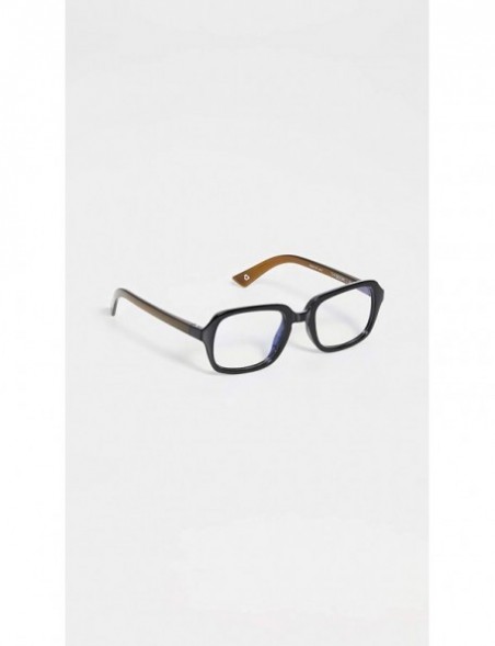 Square Women's Blue Light Hairy Otter And The Deathly Shallows Glasses - Black Tea - CB18TUI28I5 $27.52