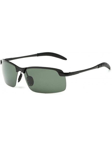 Aviator Sun Glasses Classic Retro Metal Frameless Men's Polarized UV400 Drive 8 - 2 - C218YLYI5XX $9.86