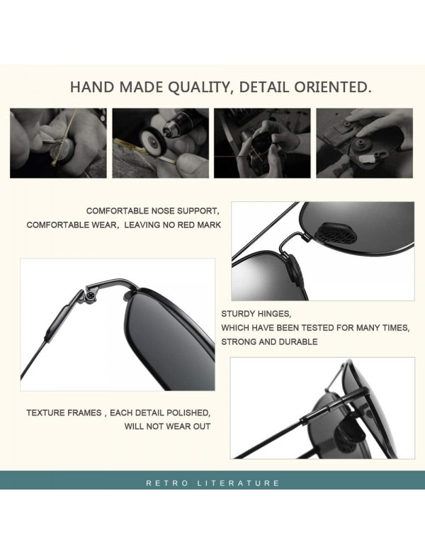 Men Military Sunglasses Polarized Lens - UV 400 Protection Fashion