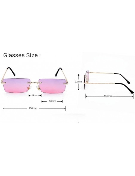 Sport Retro Small Square Sunglasses Personality Glasses Square Ocean Piece Sunglasses - 6 - C3190DZNIS6 $39.29