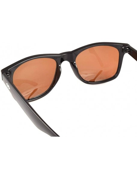 Rectangular Louisville Polarized Retro Men's & Women's Sunglasses - Green - CV12N9NI1RP $14.55