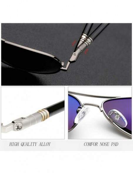 Cat Eye Oval Cat Eyes Sunglasses Polarized-Retro Classic Shade Glasses-Metal Frame - B - CZ1905XZKYX $25.07