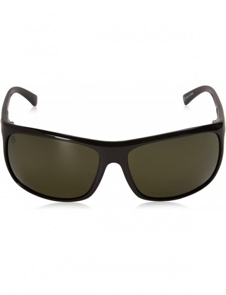 Wrap Women's Outline Wrap Sunglasses - Gloss Black - CR126HXFUFP $44.66