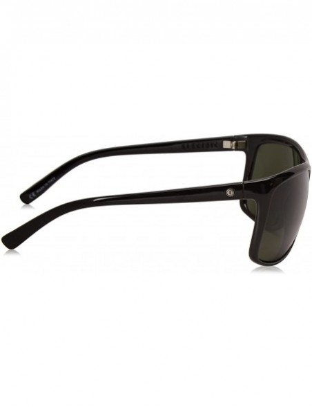 Wrap Women's Outline Wrap Sunglasses - Gloss Black - CR126HXFUFP $44.66