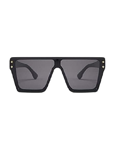 Square Fashion Pentagonal Sunglasses Enhanced protective film against glare - C1 - CH18TOI06DW $11.18