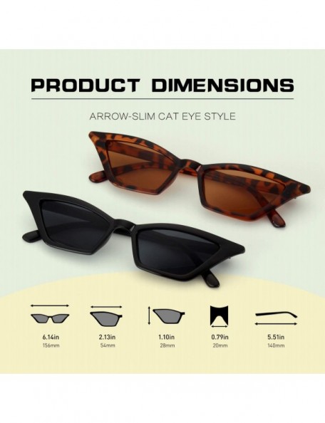 Cat Eye Clout Goggles Vintage Cat Eye Sunglasses Mod Style UV Protection Kurt Cobain shades-GQS8 - C3194GUIN92 $15.93