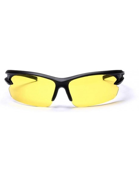 Goggle Sunglasses Sand proof Motorcycle Outdoor Sports - Yellow Lens - CC18N9KS52U $11.45