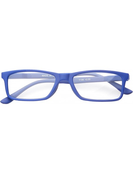 Square 'Avon' Rectangle Reading Glasses - Blue-2.00 - C111P2VQAWP $17.90