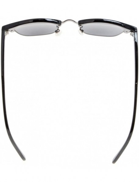 Semi-rimless Mens Bifocal Sunglasses Semi-Rimless Grey Lens +3.0 - R125-grey Lens - CB17X0EWQ5D $9.23