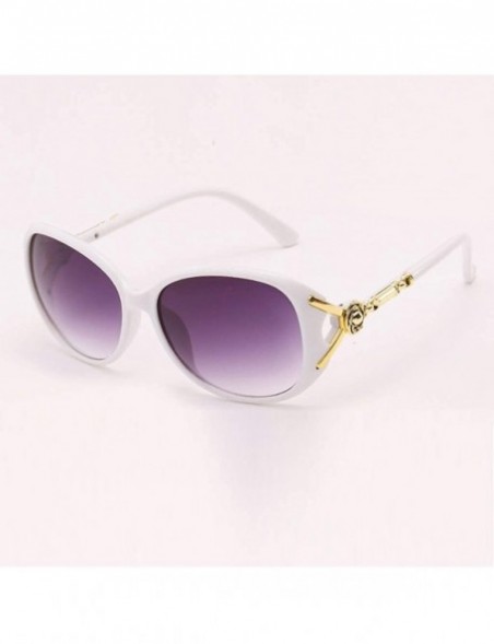 Oversized Oversize Sunglasses Polarized Eyeglasses - White - CE196EQYGTN $10.00