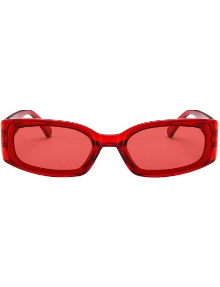 Oversized Fashion Sunglaess Lightweight Sunglasses Classic - Red - C818RXN3OQ4 $9.94