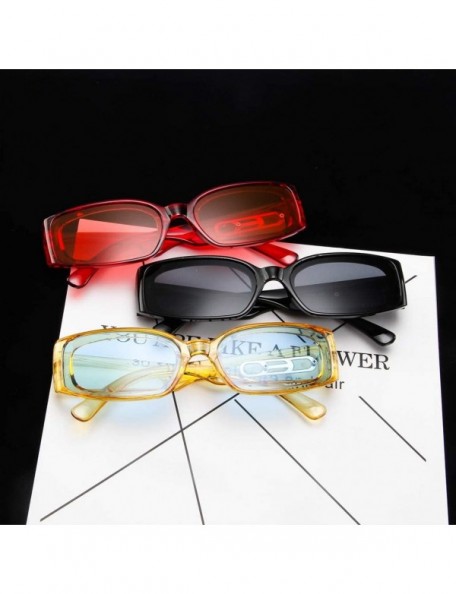 Oversized Fashion Sunglaess Lightweight Sunglasses Classic - Red - C818RXN3OQ4 $9.94