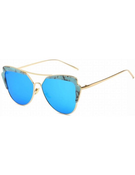 Sport New Fashion Trend Sunglasses Retro Color Film Sunglasses Female New Metal Sunglasses - C618SQ6G6O4 $42.21