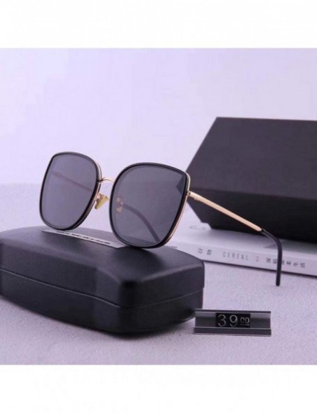 Square Polarized Sunglasses Fashion Trends Square - Powdered Tea - CQ18WZ9NLIC $31.37