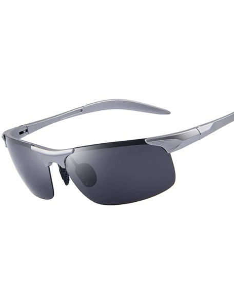 Aviator 100% Polarized Driver Driving Sunglasses TR90 Ultra Lightweight C02 Blue - C02 Blue - CX18XDWWX9K $9.80