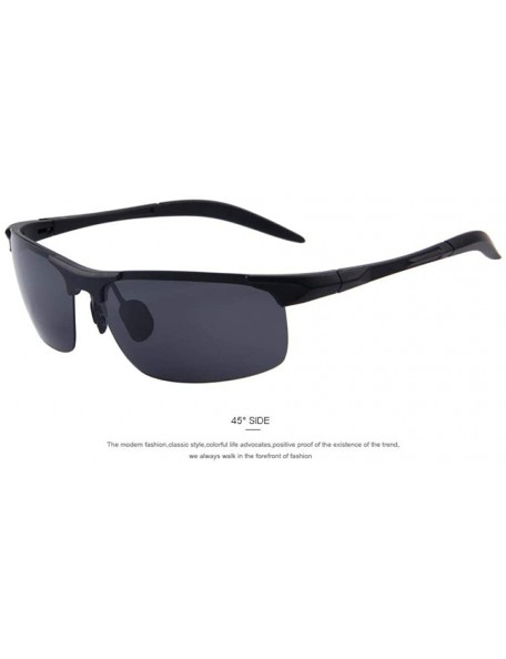 Aviator 100% Polarized Driver Driving Sunglasses TR90 Ultra Lightweight C02 Blue - C02 Blue - CX18XDWWX9K $9.80