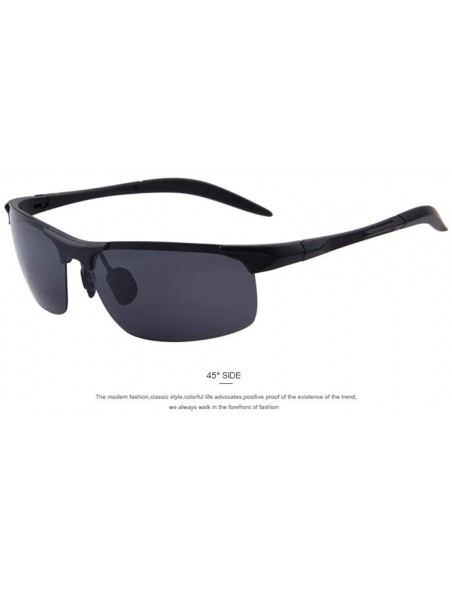 Aviator 100% Polarized Driver Driving Sunglasses TR90 Ultra Lightweight C02 Blue - C02 Blue - CX18XDWWX9K $9.80