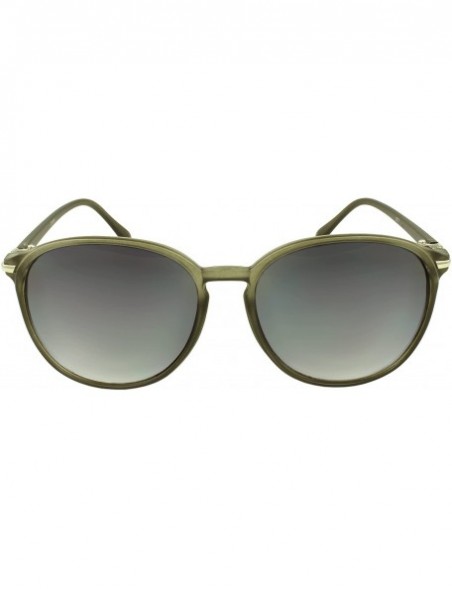 Oval TU9377 Retro Oval Fashion Sunglasses - Grey - CK11DN2BXKZ $9.28