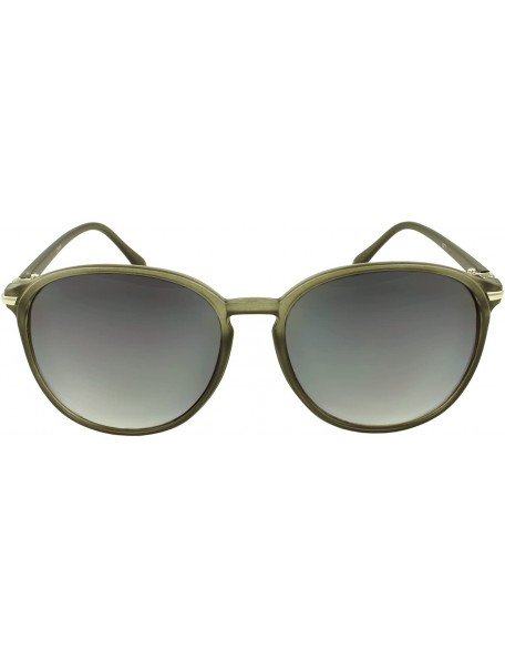 Oval TU9377 Retro Oval Fashion Sunglasses - Grey - CK11DN2BXKZ $9.28