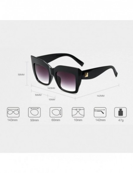 Square Non-Polarized Square Durable Sunglasses for Women Outdoor Fishing Driving - Yellow - C018CYUO9XY $17.34