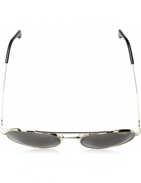 Sport Men's Round Sunglasses - Gold/Gray Blue - CN12O11E3D1 $36.38