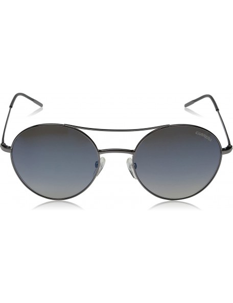 Sport Ca107/S Round Sunglasses - Dark Ruthenium/Flash Blue Sky - CW12D55KHYH $55.87