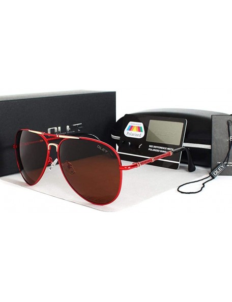 Oversized Unisex Polarized Sunglasses Men Women Oversized Sun Glasses Y1616 C1 BOX - Y1616 C1 Box - C018XE0CSMR $17.68