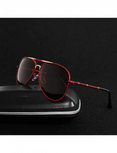 Oversized Unisex Polarized Sunglasses Men Women Oversized Sun Glasses Y1616 C1 BOX - Y1616 C1 Box - C018XE0CSMR $17.68