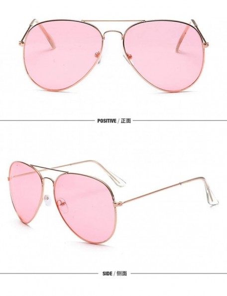 Goggle Sunglasses colorful two-color Sunglasses dazzling ocean film sunglasses sunglasses - C418AA29GH7 $37.13