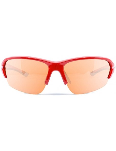 Sport X-DRIVE Sport Sunglasses Sun Protection Amber Lens (Red HD) - CH18QXIDCC7 $10.84