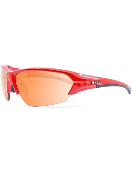 Sport X-DRIVE Sport Sunglasses Sun Protection Amber Lens (Red HD) - CH18QXIDCC7 $10.84