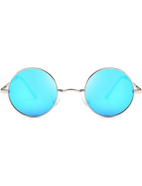 Oval Sunglasses Polarized Glasses Beach Goggles Driver Eyewear - Blue - C218QDII4TA $11.79