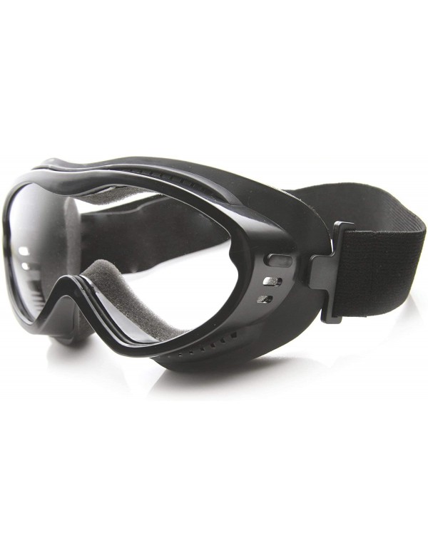 Sport Large Anti-Fog Multipurpose Biking Motorcycle Protective Sport Goggles w/Strap (Black) - C511TLDFGR1 $14.46